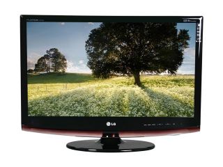 LG M2762D PM Glossy Black 27" 5ms HDMI Widescreen LCD Monitor with TV Tuner 300 cd/m2 DC 50000:1