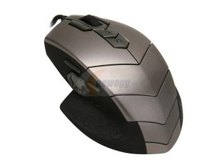 SteelSeries 62006 Silver/Black 15 Buttons 1 x Wheel USB Wired 3200 dpi World of Warcraft: MMO Gaming Mouse