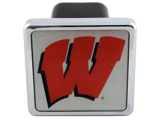 University Wisconsin Badgers Football Logo Metal Hitch Cover 2" Hitch Receiver