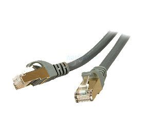 Rosewill RCW 100 CAT7 GE 100 ft. Cat 7 Grey Color Shielded Twisted Pair (S/STP) Networking Cable
