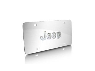Jeep Chrome Stainless Steel License Plate