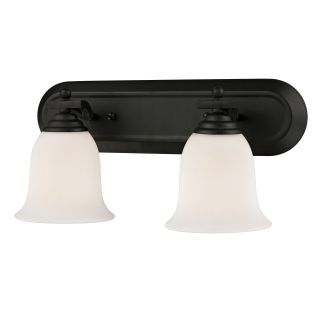 Lagoon Matte Black 2 light Vanity