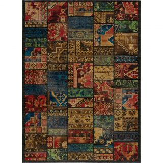 Patchwork Multi Wool Rug (27 X 47)