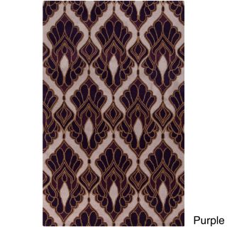 Hand tufted Malene B Destinations Geometric Wool Rug (8 X 11)