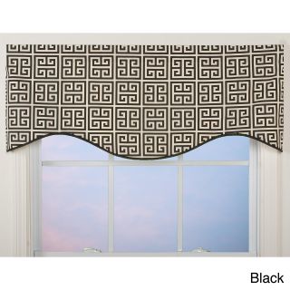 Greek Key Shaped Valance