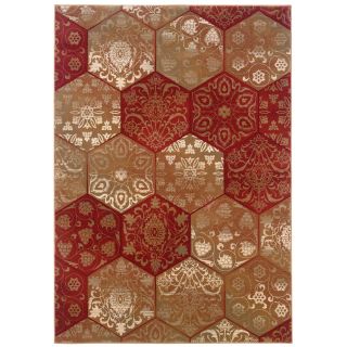 Arabesque Lucarne Peony Area Rug (53 X 76)