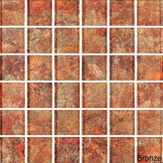 Emrytile Metallic 12x12 inch Sheet Wall Tiles (set Of 10)