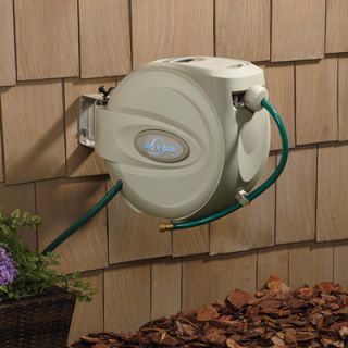 Hose A Matic Wall Mount Hose Reel   Holds 66ft. x 5/8in. Hose, Model# 88002
