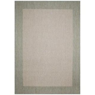 Direct Home Textiles Simple Border Sage 8 ft. x 11 ft. Indoor/Outdoor Area Rug DISCONTINUED 6776 96132 446