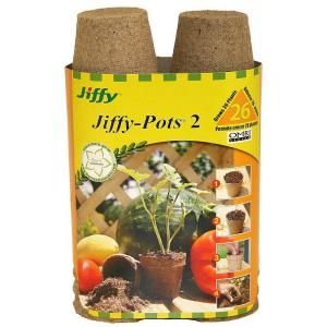 Jiffy 2 1/4 in. Peat Pots (26 Pack) 5214