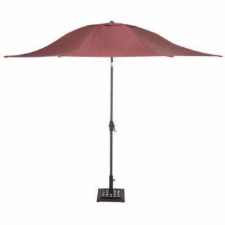 Martha Stewart Living Palamos 11 ft. Patio Umbrella in Berry DISCONTINUED BU906 BRS