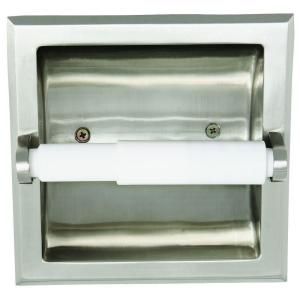 Design House Millbridge Recessed Toilet Paper Holder in Satin Nickel 539189