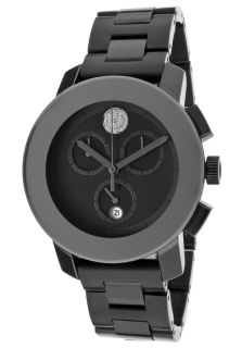 Movado 3600143  Watches,Bold Chronograph Black Dial Black Ion Plated Stainless Steel, Chronograph Movado Quartz Watches