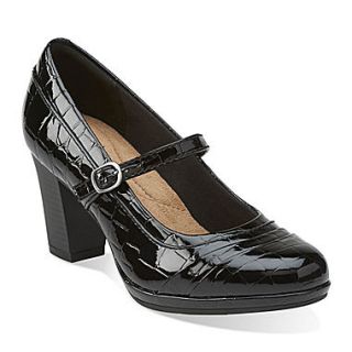 Clarks® Brynn Ivy Leather Mary Jane Pumps