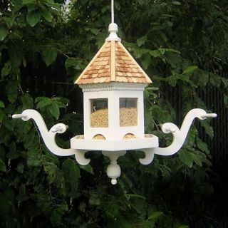 Home Bazaar Classic Wood Platform Bird Feeder