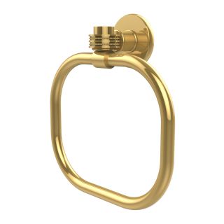 Allied Brass Continental Polished Brass Wall Mount Towel Ring
