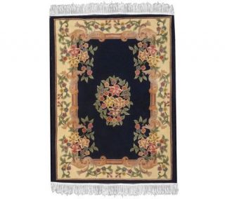 Royal Palace Floral Bouquet 5 x 76 Wool Rug