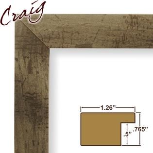 Craig Frames Inc  18 x 24 Flat Gray Smooth Grain Finish 1.26 Inch