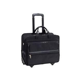 McKlein®  McKleinUSA FRANKLIN 56445 Black Nylon 17 Detachable Wheeled