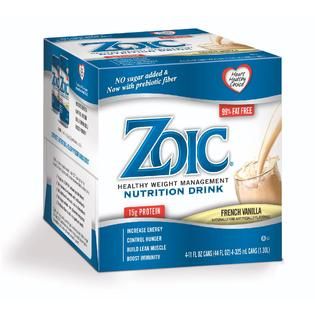 Zoic  Nutrition Drink, French Vanilla, 24 pack