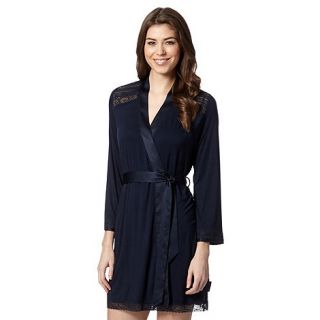B by Ted Baker Navy lace trim jersey wrap