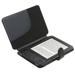    Black Leather Case Cover for Ebook  Kindle 3 3G Electronics