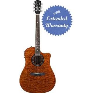 Fender T Bucket 300CE Cutaway Acoustic Electric Guitar, Quilted Maple 