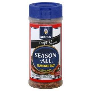 Morton Pepper Pimienta, Season All, Seasoned Salt, 5.75 Ounce (Pack of 