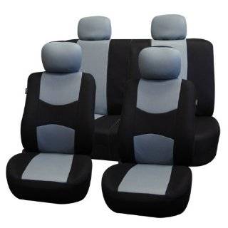  Universal Full Set OF Car Seat Covers   Black and Gray 
