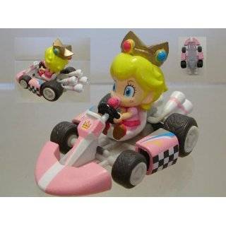 Super Mario Kart Figure Baby Peach In Cheep Charger Toys 