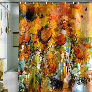 Shower Curtain Abstract Sunflowers (by DENY Designs)