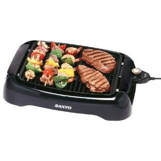    Square Inch Electric Indoor Barbeque Grill, Black