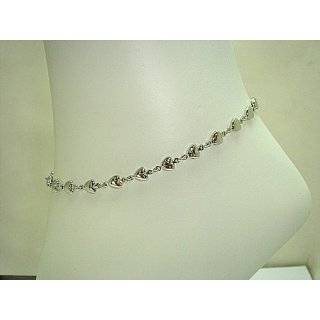 Anklet Bracelet Fashion Jewelry   Silver Tone Anklet Bracelet 