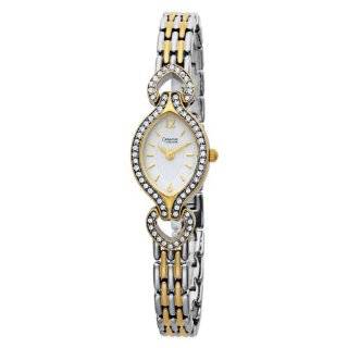 Caravelle by Bulova Womens 45L96 Swarovski Crystal Accented White 