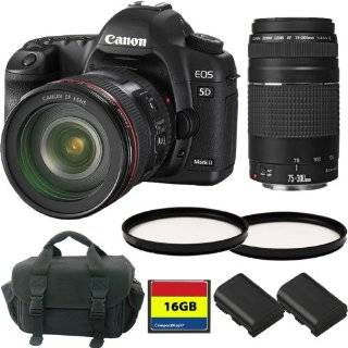  Canon EOS 5D Mark II 21.1MP Full Frame CMOS Digital SLR 