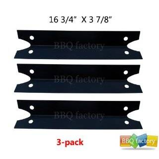97311(3 pack) BBQ Gas Grill Heat Plate Porcelain Steel Heat Shield for 