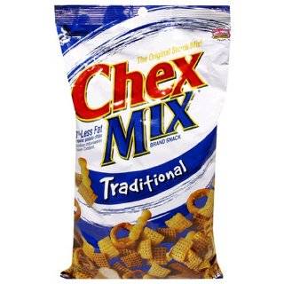 Chex Mix Chex Snack Mix   Traditional, 15 Ounce Bags (Pack of 8)