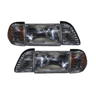   12 Piece Clear GT LX Cobra Headlamps Driver/Passenger Automotive