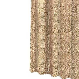 Veratex Bath Collection Madison 72 Inch Shower Curtain, Gold