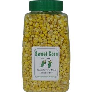 Harmony House Foods Freeze Dried Whole Corn (4 oz, Quart Size Jar)