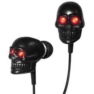   BLB2 Earbuds with LED Lights (Black with Blue LED Lights) Electronics