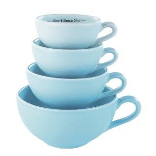 Nigella Lawson Blue Ceramic Measuring Cups 4 Piece Set