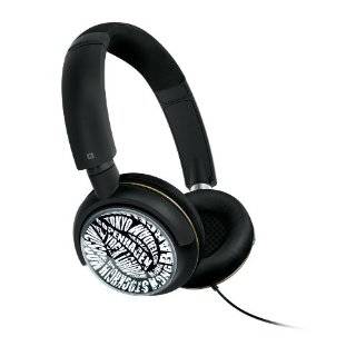  Philips ONeill SHO8800/28 On Ear Headphones (White Black 