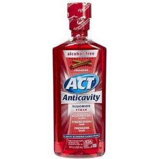 ACT Alcohol Free Anticavity Fluoride Rinse Cinnamon 18 oz (Quantity of 