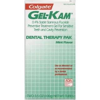 Colgate Gel Kam, Dental Therapy Pak, Fluoride Preventive Treatment Gel 