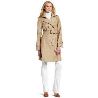 AK Anne Klein Womens Double Breasted Fashion Trench Coat