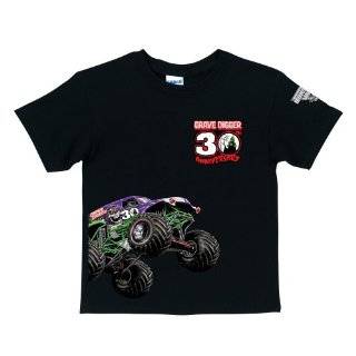  Monster Jam Grave Digger T Shirt for Little Boys Clothing