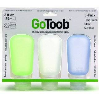 Humangear GoToob 3 Ounce (3 pack) Travel Bottle