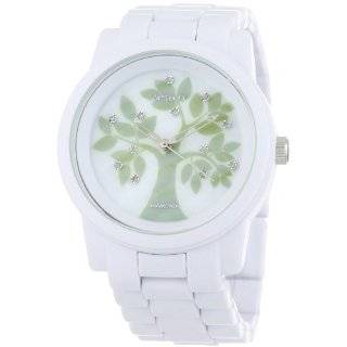   ST5020MPWT Eco Friendly Diamond Accented Tree Motif Dial and White