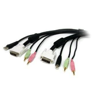  Cables To Go 14179 DVI Dual Link/USB 2.0 KVM Cable with 